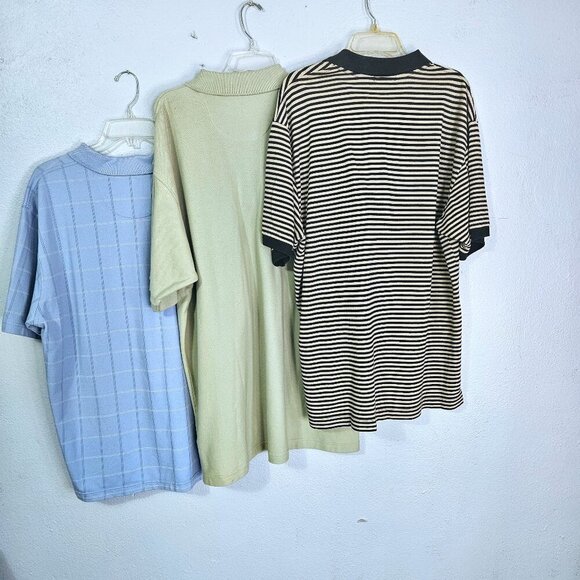 Men's Dad Core Name Brand Casual Polo Shirts Bundle of 3  All Size XL - Picture 2 of 11